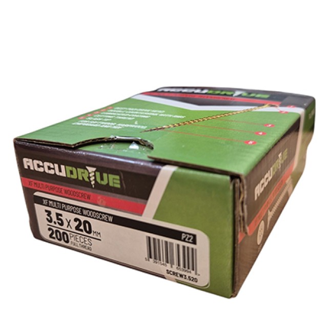 3-5-x-20-box-of-200-accudrive-screws-yellow