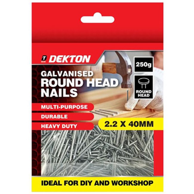 dekton-40mm-galv-round-head-nail-250g