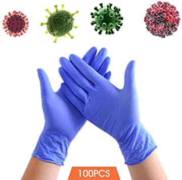 Disposable Nitrile Surgical Gloves Large 100Pcs