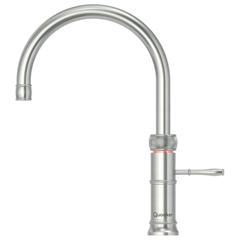 Quooker Classic Fusion Round Stainless Steel 3L Boiling Tap