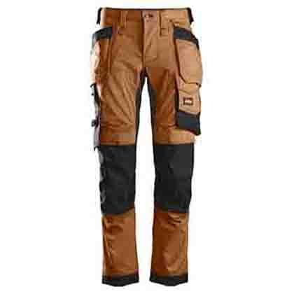 Snickers 6241 Brown AllroundWork Stretch Trouser S:88(w30-30l)