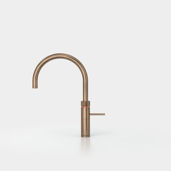 Quooker Fusion Round Patinated Brass 7L Boiling Tap Pro7