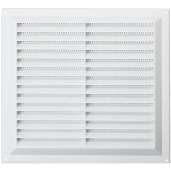9X9 Louvre Vent White