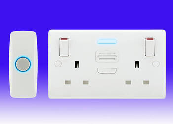 Bg Nexus 13A Twin Dp Switched Socket With Built In Door Chime