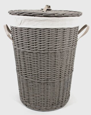 Small Round Hamper With Liner