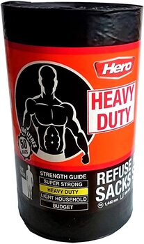 Hero 85Ltr Super Strong Refuse Sack 20S