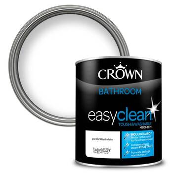 Crown Easyclean Bathroom Pure Brilliant White 1L