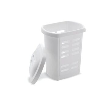 Addis 60L Linen Hamper White