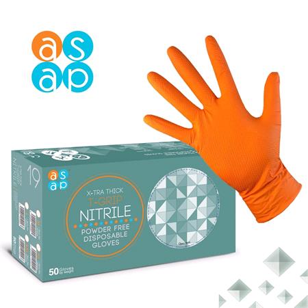 Asap Orange T-grip 50pk X-large Gloves