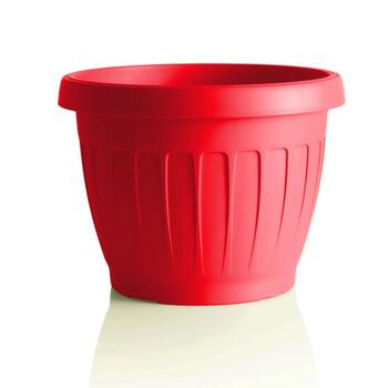 Vaso Terra 40Cm Round Planter Red