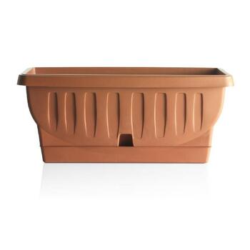 Fioriera Natura 60Cm Trough + Tray Terracotta