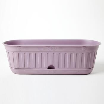 Fioriera Etika 48Cm Trough + Tray Lavander