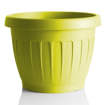 Vaso Terra 25Cm Round Planter Mustard