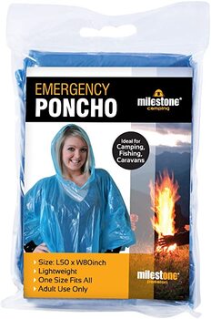 Poncho One Size Fits All 50X80 Inch