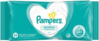 Pampers Sensitive Baby Wipes 52S