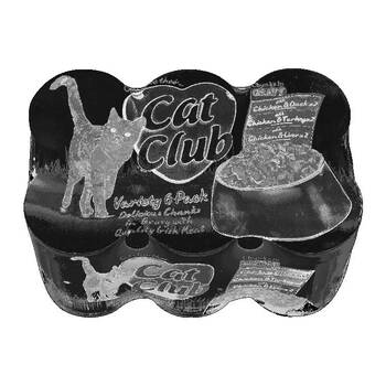 Cat Club 390g Can Variety Chunks In Gravy (Pack of 6)
