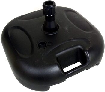 20Ltr Antracite Parasol Base Rattan Effect