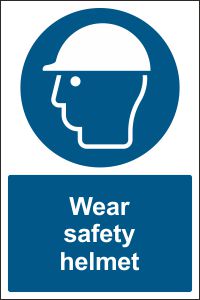 Wear Safety Helmet - Pvc Sign (200 X 300mm)