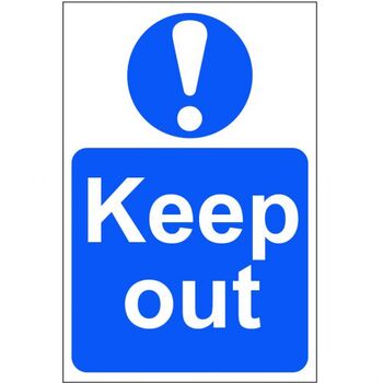 Keep Out - Pvc Sign (200 X 300mm)