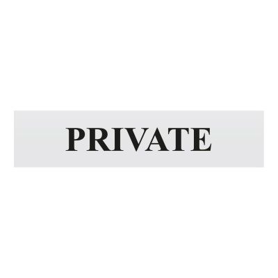 Private - (220 X 60mm)