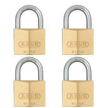 Abus 65 Series Brass 40mm Padlock 4xka Cd
