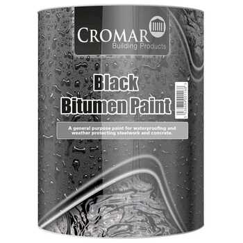 Cromar Black Bitumen Paint 5Ltr