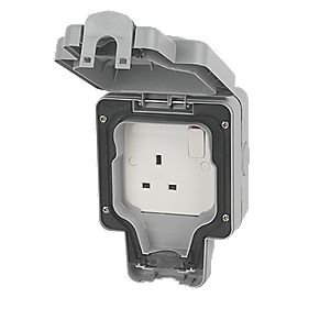 Sasta 1 Gang 13A Switch External Socket IP66