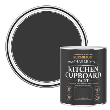 Rustoleum Kitchen Cupboard Paint Natural Charcoal 750Ml
