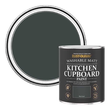 Rustoleum Kitchen Cupboard Paint Black Sand 750ml