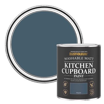 Rustoleum Kitchen Cupboard Paint Blue Print 750ml