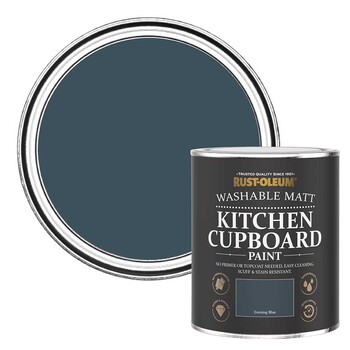 Rustoleum Kitchen Cupboard Paint Evening Blue 750Ml