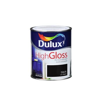 Dulux High Gloss Black 750Ml
