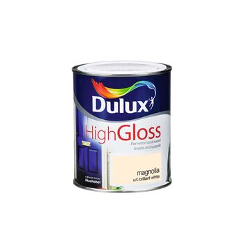 Dulux High Gloss Magnolia 750ML