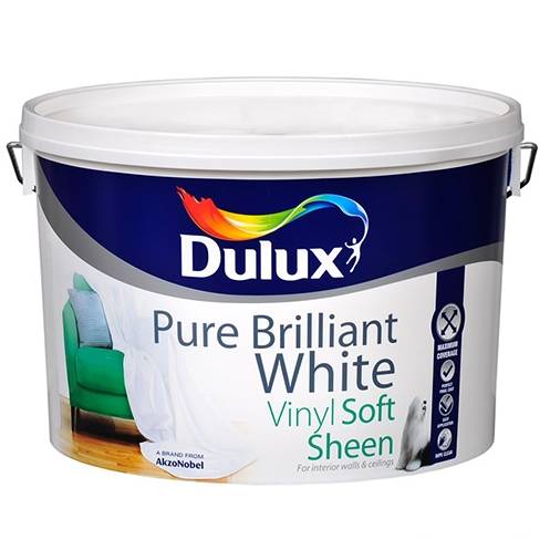 Dulux Soft Sheen Pure Brilliant White 10L