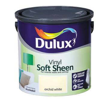 Dulux Vinyl Soft Sheen Orchid White 2.5L