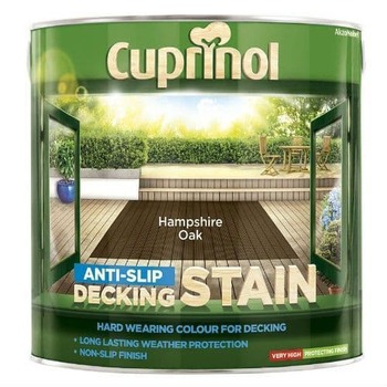 Cuprinol 2.5L Anti Slip Decking Stain Hampshire Oak