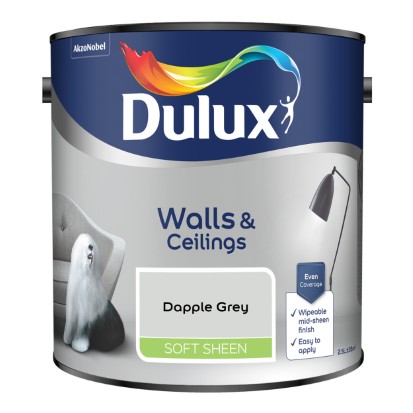 Dulux Vinyl Soft Sheen Dapple Grey 2.5L