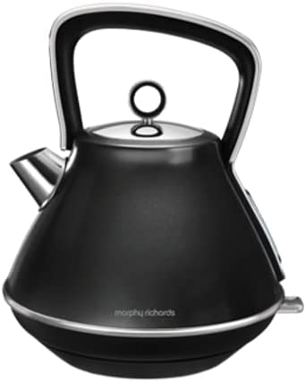 MR Evoke Pyramid Kettle Black 1.5 Litre 3kw Rapid