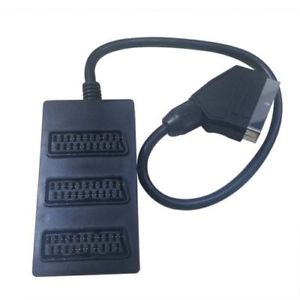 Scart 3 Way Switched Adaptor