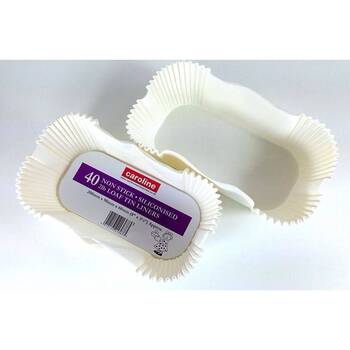 Caroline Loaf Tin Liner 1Lb 40 Pack