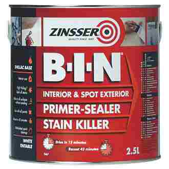 Zinsser B-i-n Primer Sealer 2.5Lt