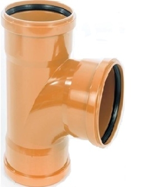 Tee Piece Standard Branch 4" Sewer 92.5Deg