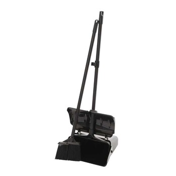 Dosco Long Handled Lobby Dustpan Set With Brush