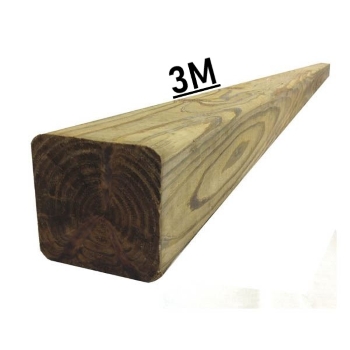 Deck Post 90X90mm Smooth Micropro 3Mt