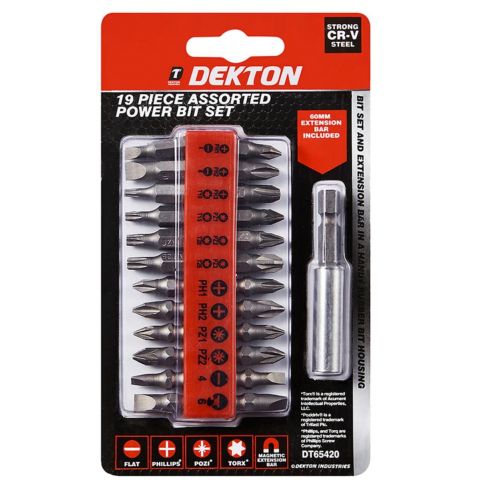 Dekton 19 Piece Ast Power Bit Set