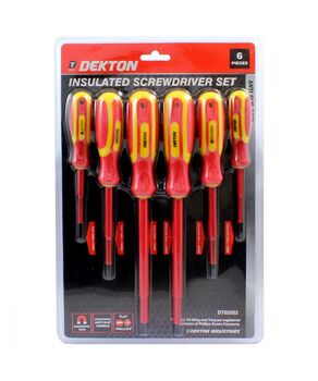 Dekton 6 Piece Insulated S/Driver Set