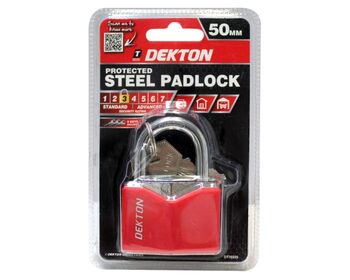 Dekton 50mm Covered Steel Padlock