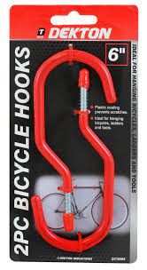 Dekton 2 Pce 150mm Bicycle Hook