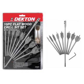 Dekton 10Pc Wood Bit Set 6 32mm