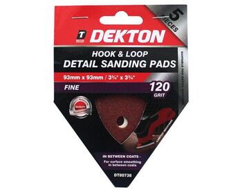 Dekton 93mm Detail Sandpaper 120G